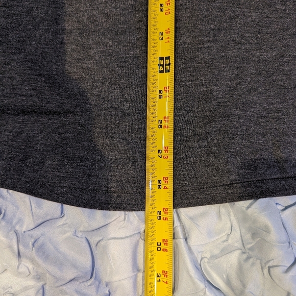 Charcoal Flowing Tunic Tank - L - Picture 3 of 5